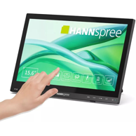 HANNSPREE Monitor HT165HPB / 15.6", 1920 x 1080, Full HD, LCD, ekran osjetljiv na dodir, crna
